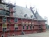 Kasteel Coevorden 03.JPG -  Het Kasteel te Coevorden in de steigers. Achterzijde. 