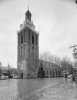 Exterieur overzicht toren en kerk, zuidwestgevel