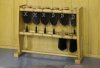 Interieur, houder met collectezakken