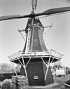 Achtkante stellingmolen van voren gefotografeerd - Norg - 20321858 - RCE -  De Hoop: Achtkante stellingmolen van voren gefotografeerd (opmerking: Monumenten In Nederland Drenthe) 