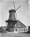 Overzicht van de oliekorenmolen Woldzigt met dienstgebouwen - Roderwolde - 20188910 - RCE -  Woldzigt/ Oliekorenmolen 
