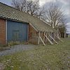 Gestutte zijgevel van de deel - Midlaren - 20328576 - RCE -  Gestutte zijgevel van de deel 