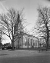 Exterieur overzicht zuidwestgevel - Diever - 20322637 - RCE -  Nederlands Hervormde Kerk: Exterieur overzicht zuidwestgevel (opmerking: Monumenten In Nederland Drenthe, bladzijde 96) 