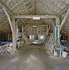 Interieur, overzicht schaapskooi - Vledder - 20350121 - RCE -  Boerderijen/ Schaapskooi: Interieur, overzicht schaapskooi 