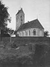 Kerk vanuit het zuid-oosten - Twijzel - 20210222 - RCE -  Hervormde Kerk - Sint Petruskerk: kerk vanuit het zuid-oosten (opmerking: Eastman album, fotonummer 12747) 