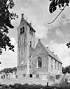 Exterieur zuid-west gevel - Rinsumageest - 20188598 - RCE -  Nederlands Hervormde Kerk: exterieur zuid-west gevel 