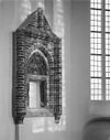 Voorreformatorisch sacramenstshuisje in het koor van de Nederlands Hervormde Kerk te Anjum - Anjum - 20022456 - RCE -  Nederlands Hervormde Kerk: Voorreformatorisch sacramenstshuisje in het koor van de Nederlands Hervormde Kerk te Anjum 