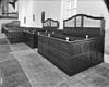 Overzicht herenbank noordzijde - Anjum - 20022459 - RCE -  Ned.Herv.Kerk: overzicht herenbank noordzijde 