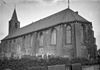Exterieur vanuit het zuid-oosten en het noord-oosten - Anjum - 20022488 - RCE -  Ned.Herv.Kerk en Toren: exterieur vanuit het zuid-oosten en het noord-oosten 
