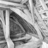 Interieur kap noordwestzijde, kapconstructie, tijdens restauratiewerkzaamheden - Bornwird - 20329565 - RCE -  Nederlands Hervormde Kerk: Interieur kap noordwestzijde, kapconstructie, tijdens restauratiewerkzaamheden 