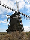 Genazarethkloosterpoldermolen -  Dit is een foto van de Genazareth kloosterpoldermolen bij Hallum