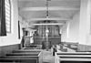 Interieur vanuit het oosten en vanuit het westen - Wanswerd - 20249301 - RCE -  Nederlands Hervormde Kerk: interieur vanuit het oosten en vanuit het westen 