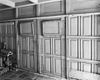 Houten wand onder orgelgalerij - Boer - 20036928 - RCE -  N.H.Kerk: houten wand onder orgelgalerij 