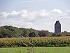 Zicht op Wijckel -  Zicht op Wijckel (Vaste burchtkerk) gezien vanuit het noordwesten
