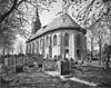 Eenbeukige laat-gotische kerk te Wijnaldum naar het westen - Wijnaldum - 20213689 - RCE -  Nederlands Hervormde Kerk: Eenbeukige laat-gotische kerk te Wijnaldum naar het westen 