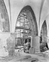 Interieur vanuit zijbeuk - Kollum - 20126536 - RCE -  N.H. Kerk en Toren: interieur vanuit zijbeuk 
