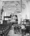 Interieur naar het westen - Kollum - 20126470 - RCE -  N.H. Kerk en Toren: interieur naar het westen 