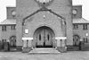 Westgevel met ingangspartij - Leeuwarden - 20333698 - RCE -  Koepelkerk: Westgevel met ingangspartij 