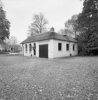Exterieur Dienstwoning, achtergevel,rechter zijgevel