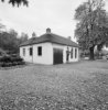 Exterieu ringangsgebouw, voorgevel,linker zijgevel.