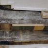Interieur, verdieping, beschilderde balklaag, detail