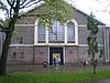 Manege Arendstuin Leeuwarden.JPG -  De Manege aan de Arendstuin in Leeuwarden, in 1856 gebouwd naar een ontwerp van Thomas Romein. Sinds enige jaren in gebruik als uitbreiding van het naastgelegen Gymnasium. 