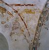 Interieur koor, oostelijke deel apsis- zuidelijke gewelfaanzet- Salomo met viola, na restauratie - Britsum - 20332691 - RCE -  Nederlands Hervormde Kerk: Interieur koor, oostelijke deel apsis: zuidelijke gewelfaanzet: Salomo met viola, na restauratie 