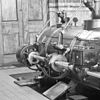 Interieur, detail van cilinder - Lemmer - 20350331 - RCE -  Ir. D.F. Wouda-Gemaal te Tacozijl: Interieur, detail van cilinder (opmerking: Werelderfgoed Unesco) 