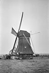 Poldermolen van opzij gefotografeerd - Marssum - 20151196 - RCE -  De Marssumermolen: Poldermolen van opzij gefotografeerd 