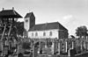 Kerk vanuit het zuid-oosten - Ureterp - 20211577 - RCE -  Nederlands Hervormde Kerk - St. Petruskerk: kerk vanuit het zuid-oosten 