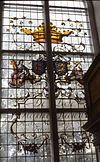 INTERIEUR, GLAS IN LOODRAAM - Drachten - 20261676 - RCE -  Nederlands Hervormde Kerk: INTERIEUR, GLAS IN LOODRAAM 