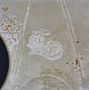 Interieur, koorgewelf, zuidoostelijk vlak met gewelfschildering - Bergum - 20336662 - RCE -  Nederlands Hervormde Kerk: Interieur, koorgewelf, zuidoostelijk vlak met gewelfschildering 