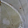 Interieur, zicht op koorgewelf met gewelfschildering - Bergum - 20336664 - RCE -  Nederlands Hervormde Kerk: Interieur, zicht op koorgewelf met gewelfschildering 