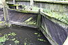 Helomasluis 2012-012.JPG -  Helomasluis in Wolvega in de Lindevallei gebouwd 1775 en bestemd om turf af te voeren naar de Linde. Bovendeur