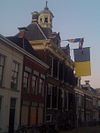 Stadhuis Sneek met vlagvertoon -  Stadhuis Sneek met vlagvertoon, Sneekweek 2011