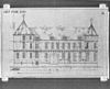 Tekening voorgevel van Het Oude Loo - Apeldoorn - 20023510 - RCE -  Het Oude Loo: Tekening voorgevel van Het Oude Loo 
