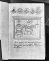 Grafmonument van Hertog van Gelre, tekening in wapenboek in het Oud Archief der N.H. Gemeente ,Arnhem - Arnhem - 20024745 - RCE -  Eusebius- of Grote Kerk (Nederlands Hervormd): Grafmonument van Hertog van Gelre, tekening in wapenboek in het Oud Archief der N.H. Gemeente ,Arnhem 