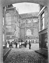 Exterieur reproductie van oude foto - Arnhem - 20024608 - RCE -  Eusebius- of Grote Kerk (Nederlands Hervormd): exterieur reproductie van oude foto 
