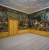 INTERIEUR, VOORKAMER RECHTS, GERESTAUREERDE SCHILDERINGEN - Arnhem - 20297761 - RCE -  VOORMALIG BURGERWEESHUIS: INTERIEUR, VOORKAMER RECHTS, GERESTAUREERDE SCHILDERINGEN 