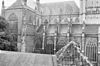 Noorzijde grote kerk vanaf dak van Kerkstraat 21-22. - Arnhem - 20024778 - RCE -  Eusebius- of Grote Kerk (Nederlands Hervormd): noorzijde grote kerk vanaf dak van Kerkstraat 21-22. 