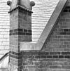 Exterieur LINKER ZIJGEVEL, DETAIL VAN DE GEVELTOP - Arnhem - 20302293 - RCE -  POSTKANTOOR: Exterieur LINKER ZIJGEVEL, DETAIL VAN DE GEVELTOP 