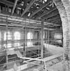 De binnenzijde van de synagoge te Arnhem met steigers, tijdens restauratie - Arnhem - 20350271 - RCE -  Synagoge: De binnenzijde van de synagoge te Arnhem met steigers, tijdens restauratie (opmerking: Kanjerproject) 