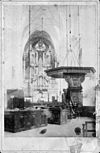 Interieur ca. 1900, reproductie van oude foto - Arnhem - 20024780 - RCE -  Eusebius- of Grote Kerk (Nederlands Hervormd): interieur ca. 1900, reproductie van oude foto 
