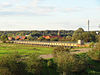 Doorlaatbrug te Meinerswijk - WLM 2011 - wardvanwanrooij - De aan de zuidelijke oever van de Nederrijn gelegen langgerekte betonnen brug is van het type DOORLAATBRUG met aan de westzijde metalen schuiven. Deze brug in Arnhem-Zuid (Meinerswijk), gelegen tussen de Drielsedijk en de Meginhardweg, is gebouwd in 1934-1935 en wordt gebruikt voor fiets- en voetgangersverkeer. De bouw van deze brug staat in functioneel verband met de oostwaarts gelegen doorlaatbrug de Eldensedijk. (monument 516936) 