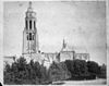 Exterieur reproductie van oude foto - Arnhem - 20024606 - RCE -  Eusebius- of Grote Kerk (Nederlands Hervormd): exterieur reproductie van oude foto 