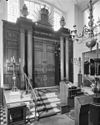 Arke, zonder voorhangsel gesloten - Arnhem - 20024957 - RCE -  Synagoge: arke, zonder voorhangsel gesloten 