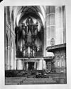 Interieur, reproductie van foto - Arnhem - 20024632 - RCE -  Eusebius- of Grote Kerk (Nederlands Hervormd): interieur, reproductie van foto 