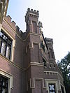 WLM - Minke Wagenaar - De Schaffelaar Barneveld 03 - Landgoed De Schaffelaar Barneveld Neogotisch landhuis (1852) Parkontwerp: L.P Zocher - J.D. Zocher (1853) 2 september 2005 Erfgoedstudies VU Amsterdam Geldersche Kasteelen Het Geldersch Landschap 