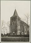 Zicht vanuit het zuidwesten - Garderen - 20324165 - RCE -  Nederlands Hervormde Kerk, Gangulphuskerk - Toren: Zicht vanuit het zuidwesten (opmerking: Kerkzaal 1859) 