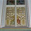Interieur koor, schildering boven ingang sacristie, detail, na restauratie - Vierakker - 20346241 - RCE -  Rooms-katholieke Sint Willibrorduskerk: Interieur koor, schildering boven ingang sacristie, detail, na restauratie 